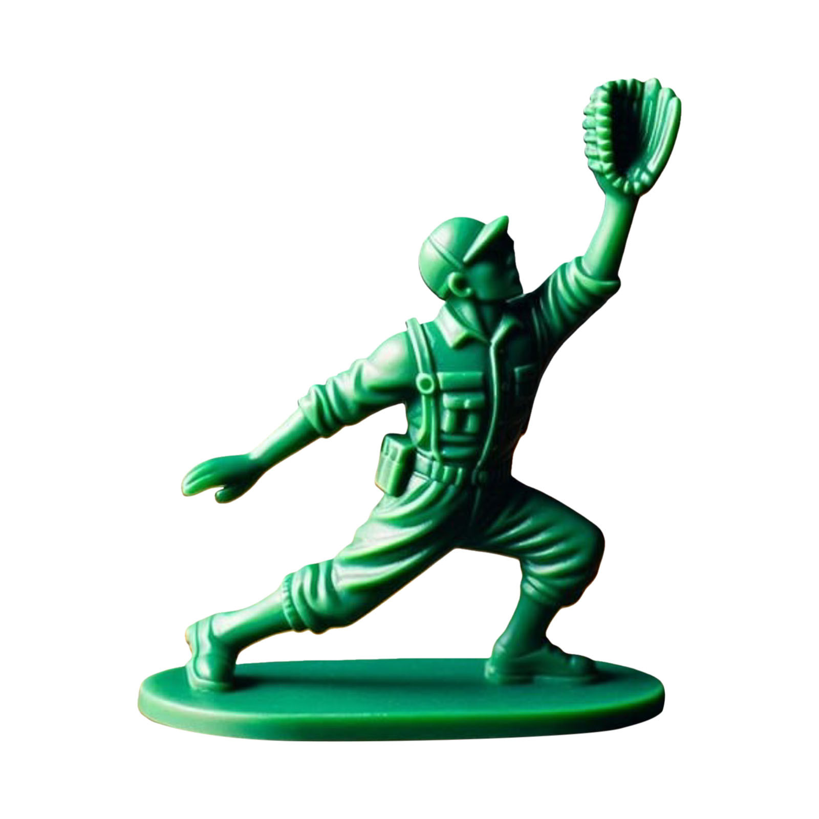 thumbnail image 2 of Set de Juguete Soldado de Béisbol Verde - Mini Estatua, Material Duradero, para Escritorio del Hogar/Decoración de Fiestas/Juego de Niños, 2 of 2